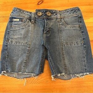 d.jeans cut off denim jean shorts size 6